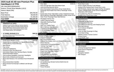 2025 Audi A5 2.0T Premium Plus quattro