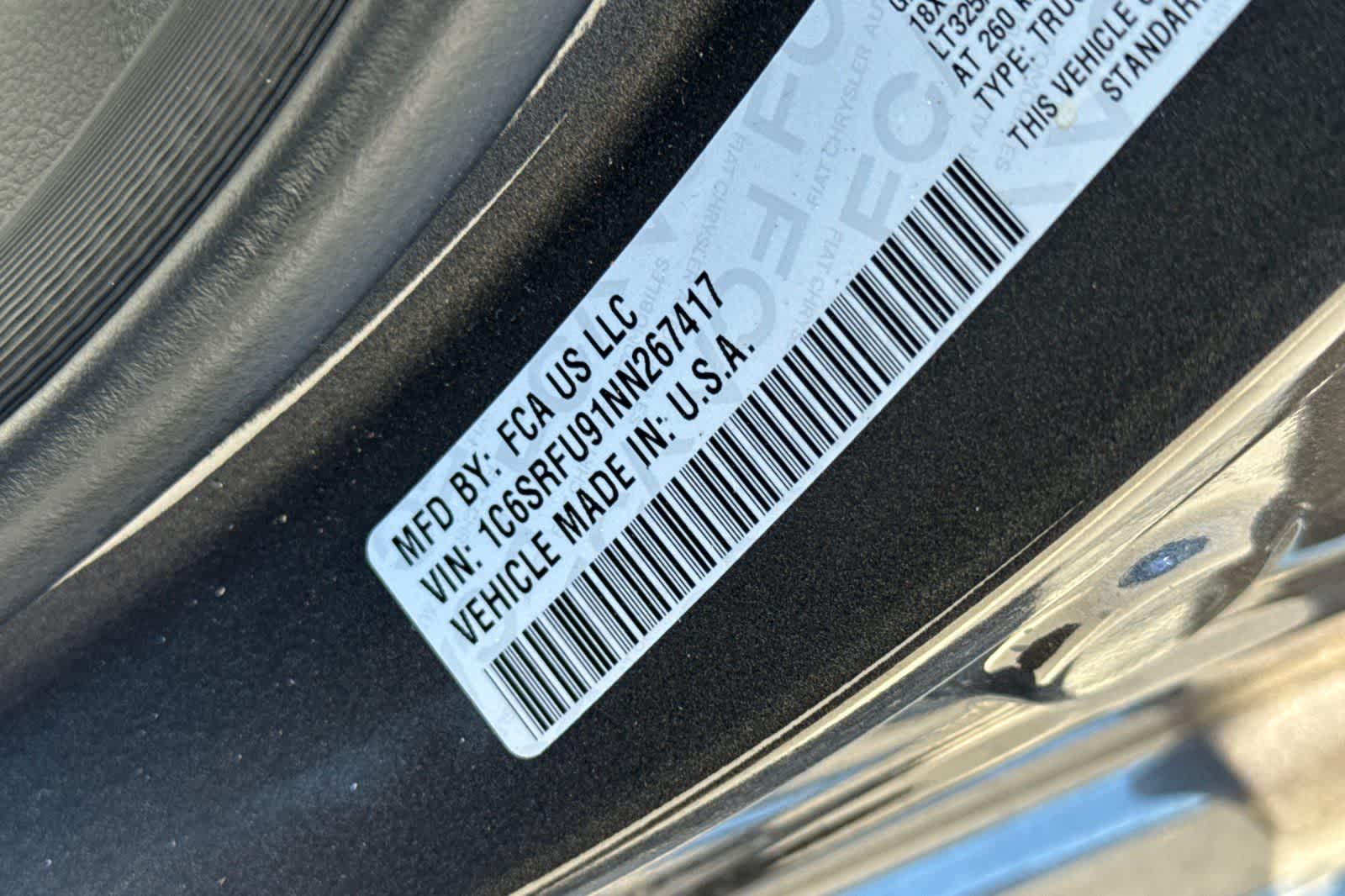 2022 RAM 1500 TRX