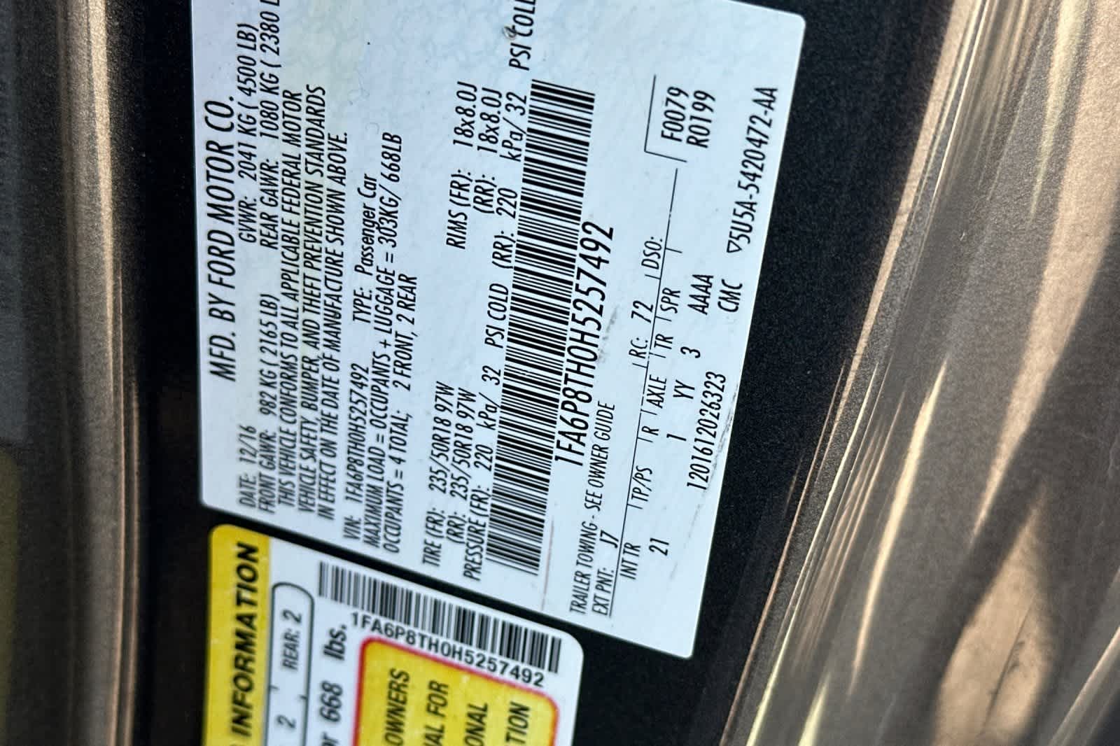 2017 Ford Mustang EcoBoost