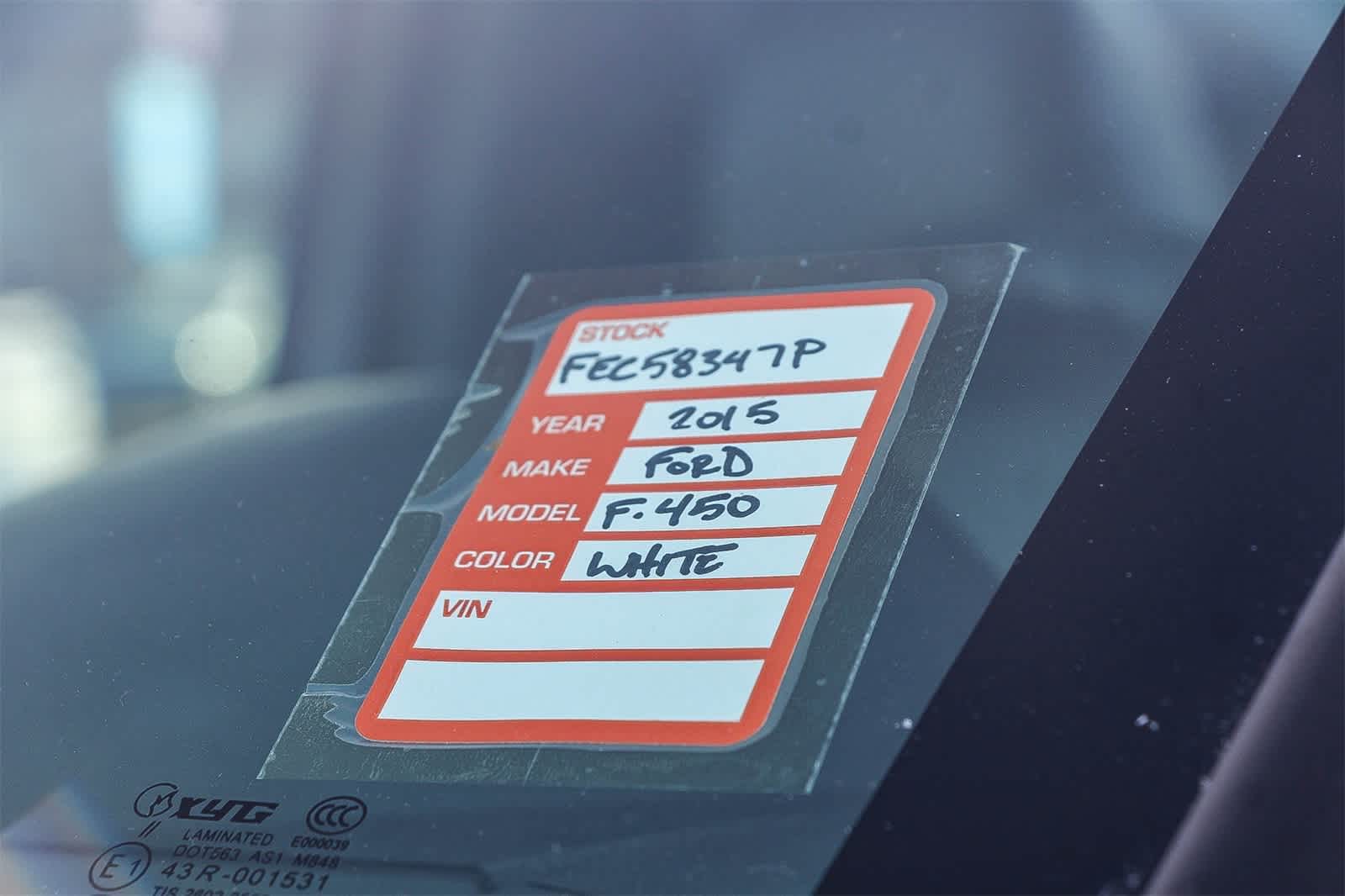 2015 Ford Super Duty F-450 DRW XLT