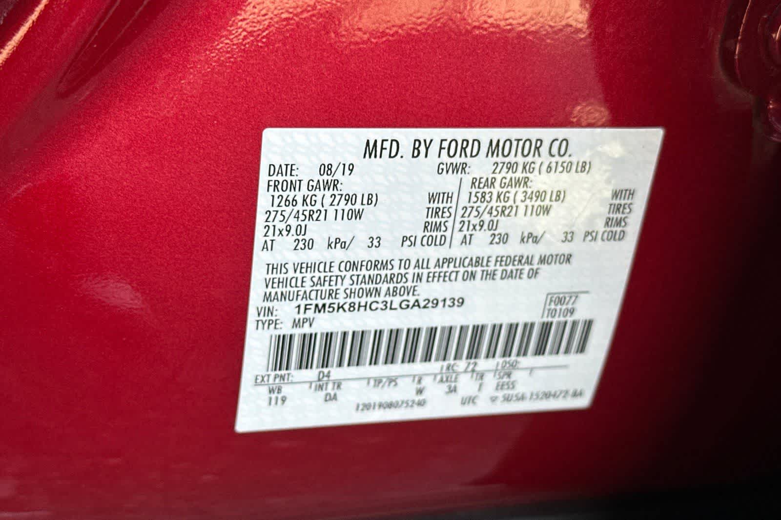 2020 Ford Explorer Platinum