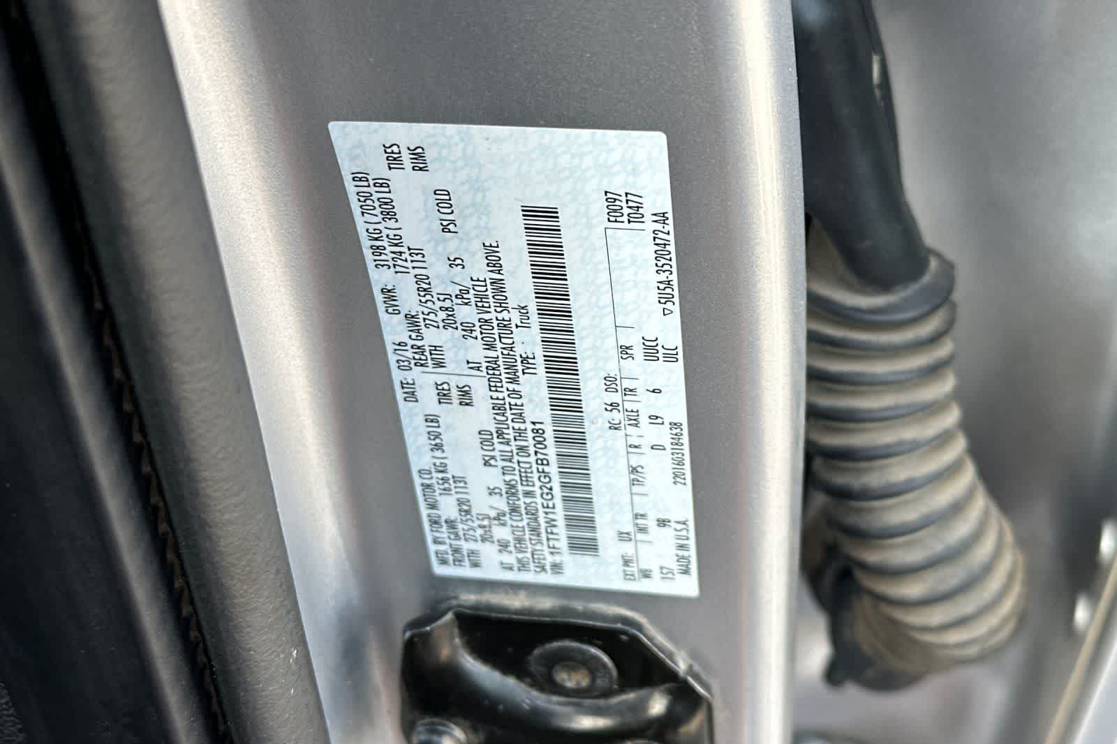 2016 Ford F-150 XLT