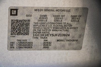 2018 Chevrolet Silverado 2500HD LT