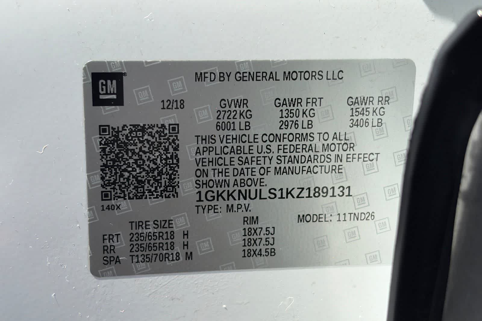 2019 GMC Acadia SLT