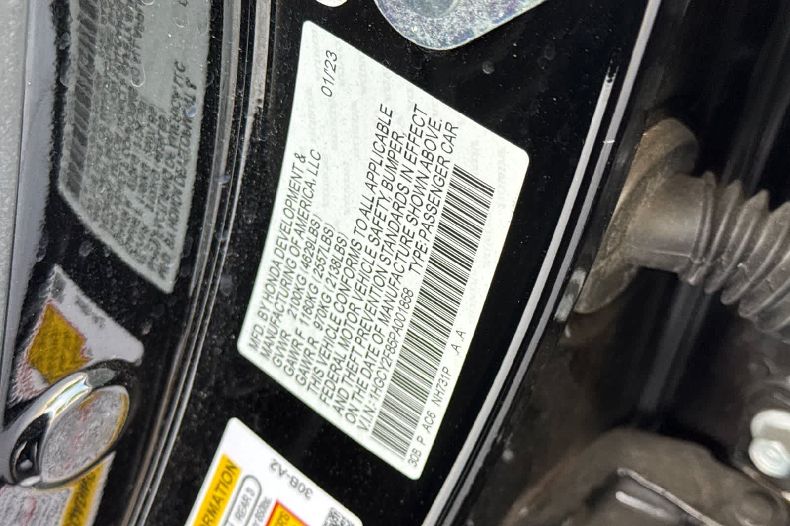 2023 Honda Accord Hybrid Base