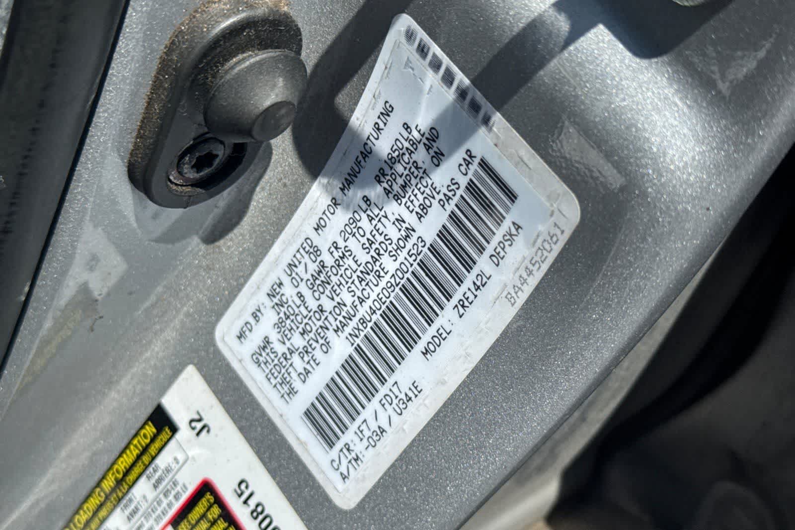 2009 Toyota Corolla Base