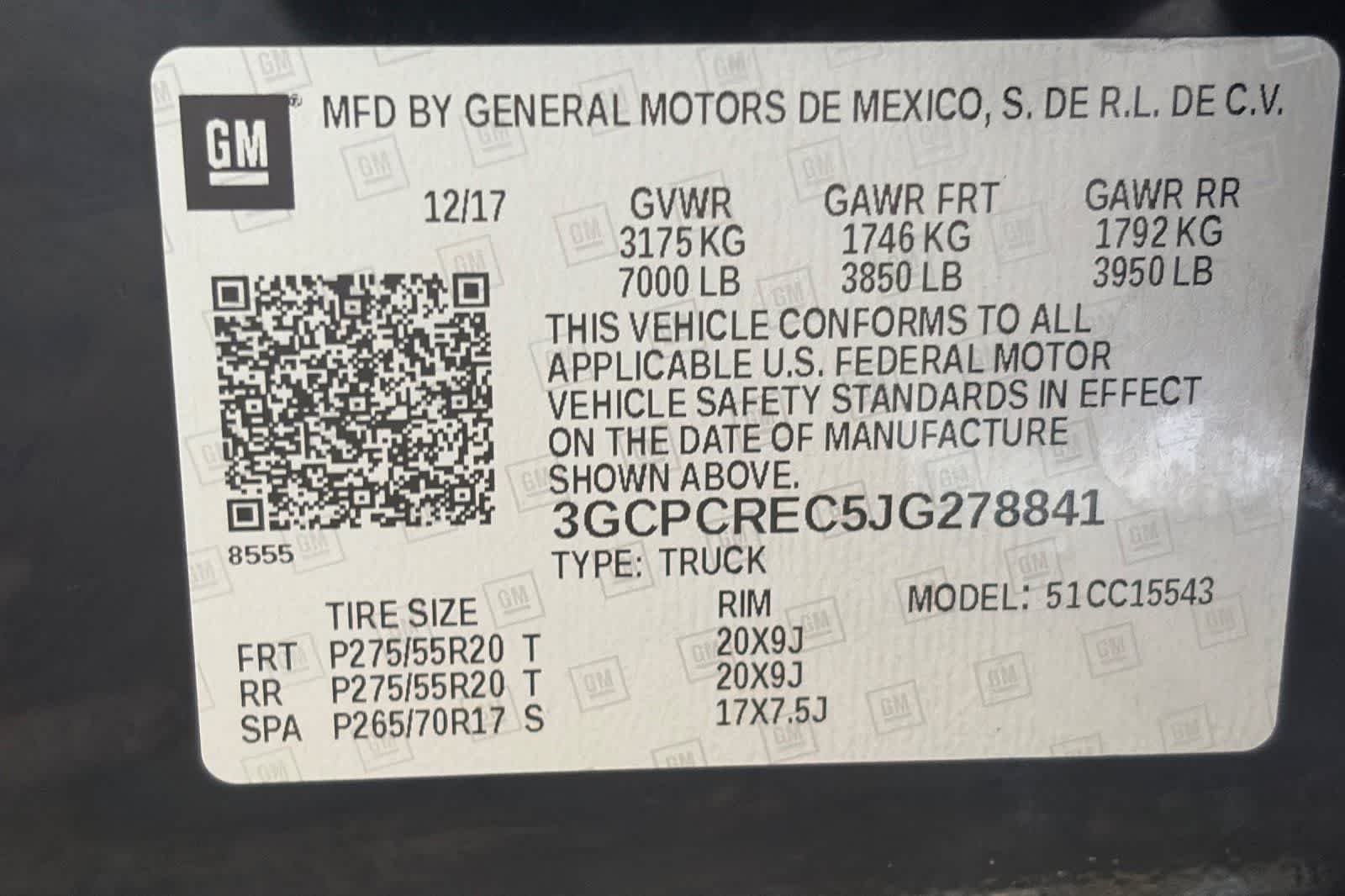 2018 Chevrolet Silverado 1500 LT