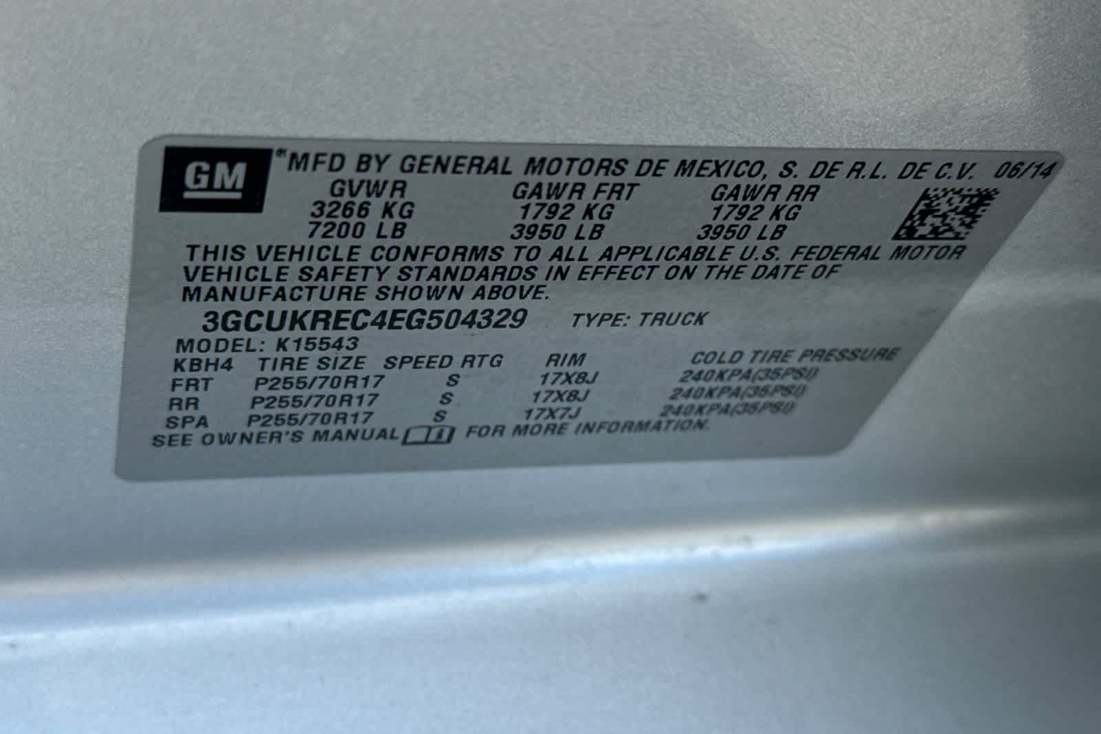 2014 Chevrolet Silverado 1500 LT