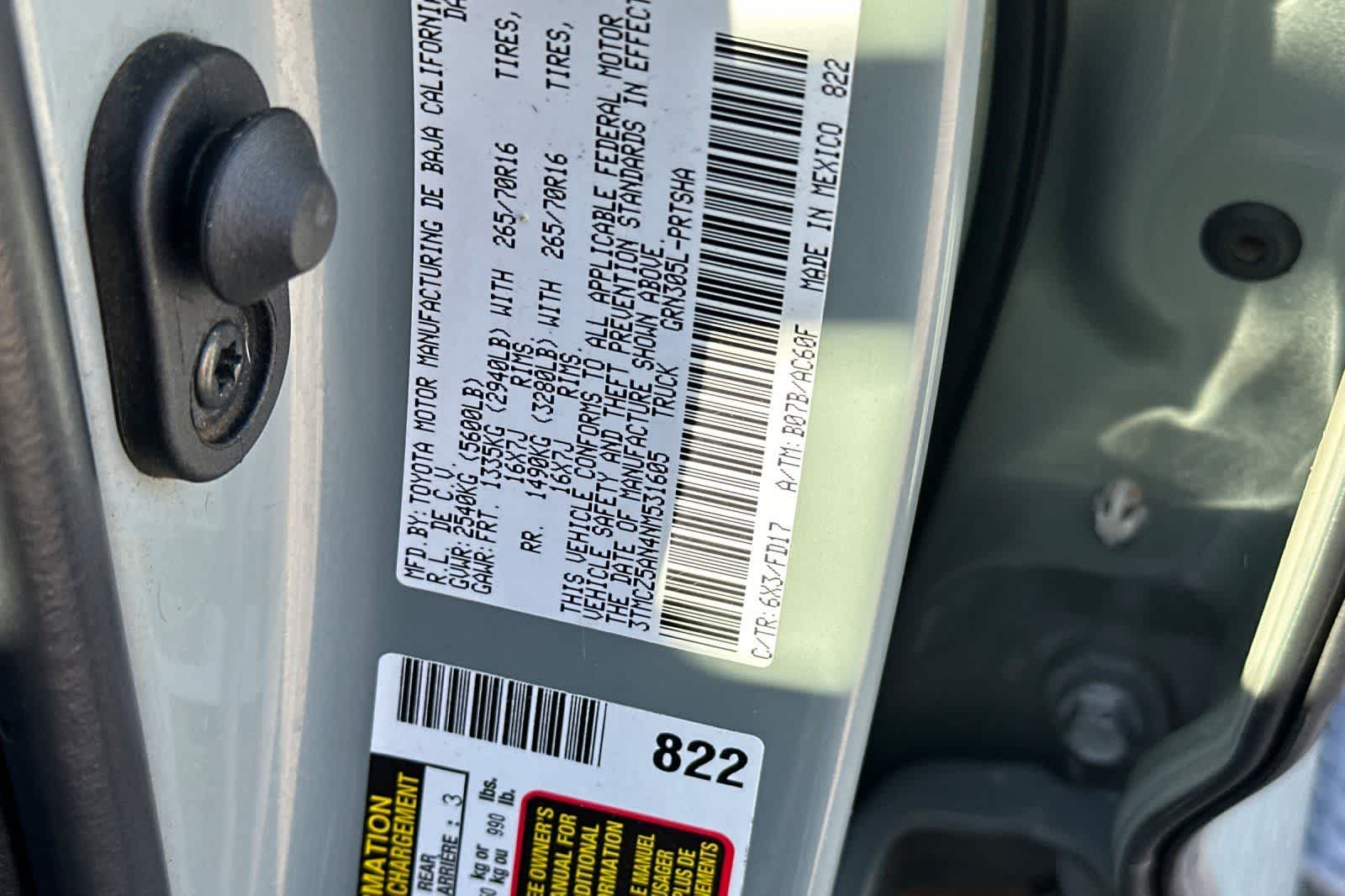 2022 Toyota Tacoma TRD Off Road