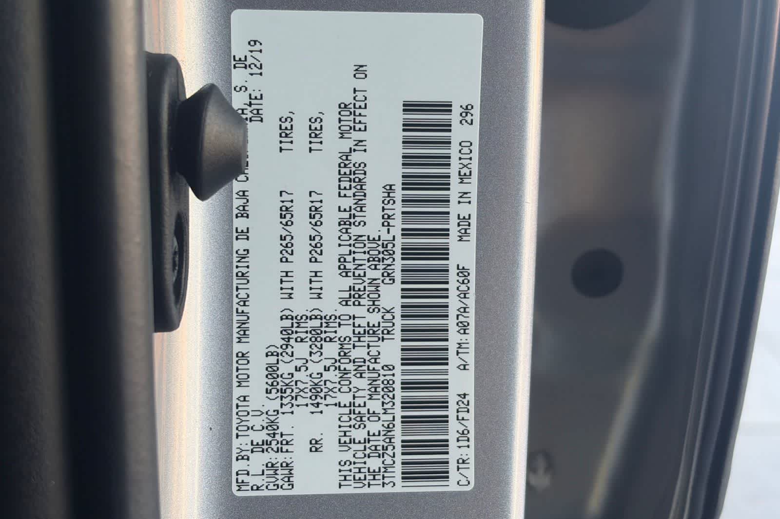2020 Toyota Tacoma TRD Sport