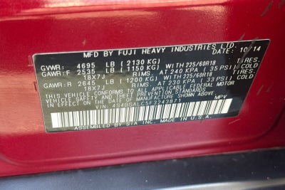 2015 Subaru Outback 2.5i Limited