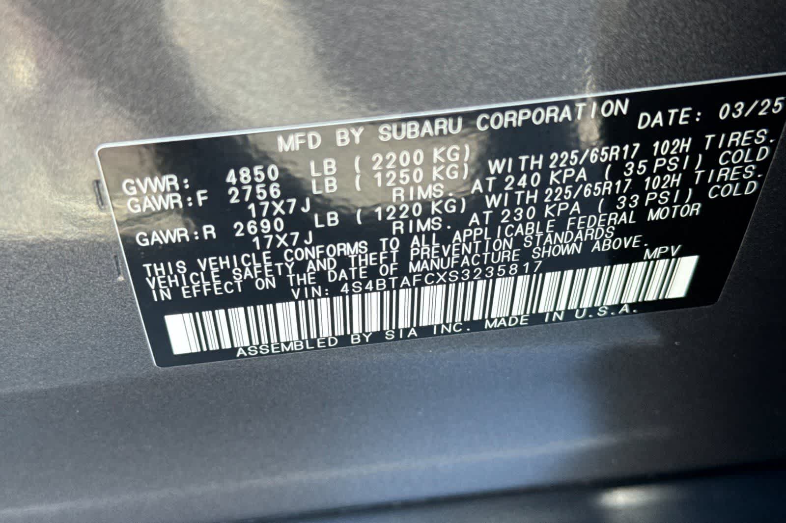 2025 Subaru Outback Premium