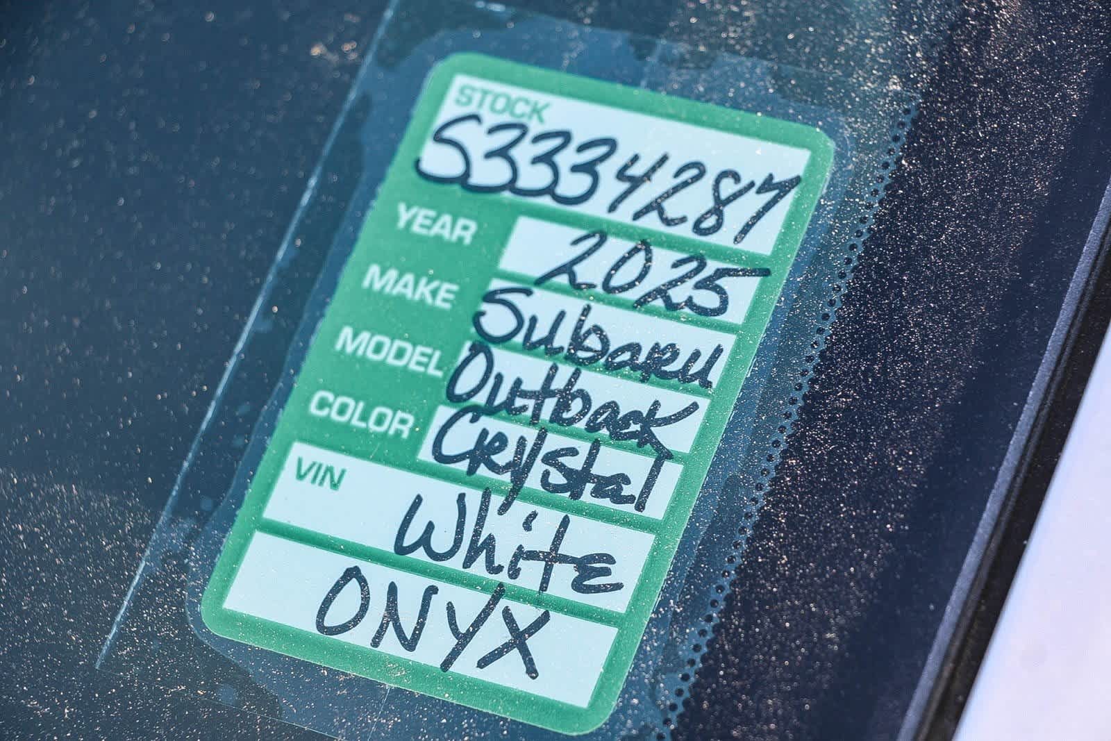 2025 Subaru Outback Onyx Edition