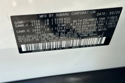 2025 Subaru Outback Limited