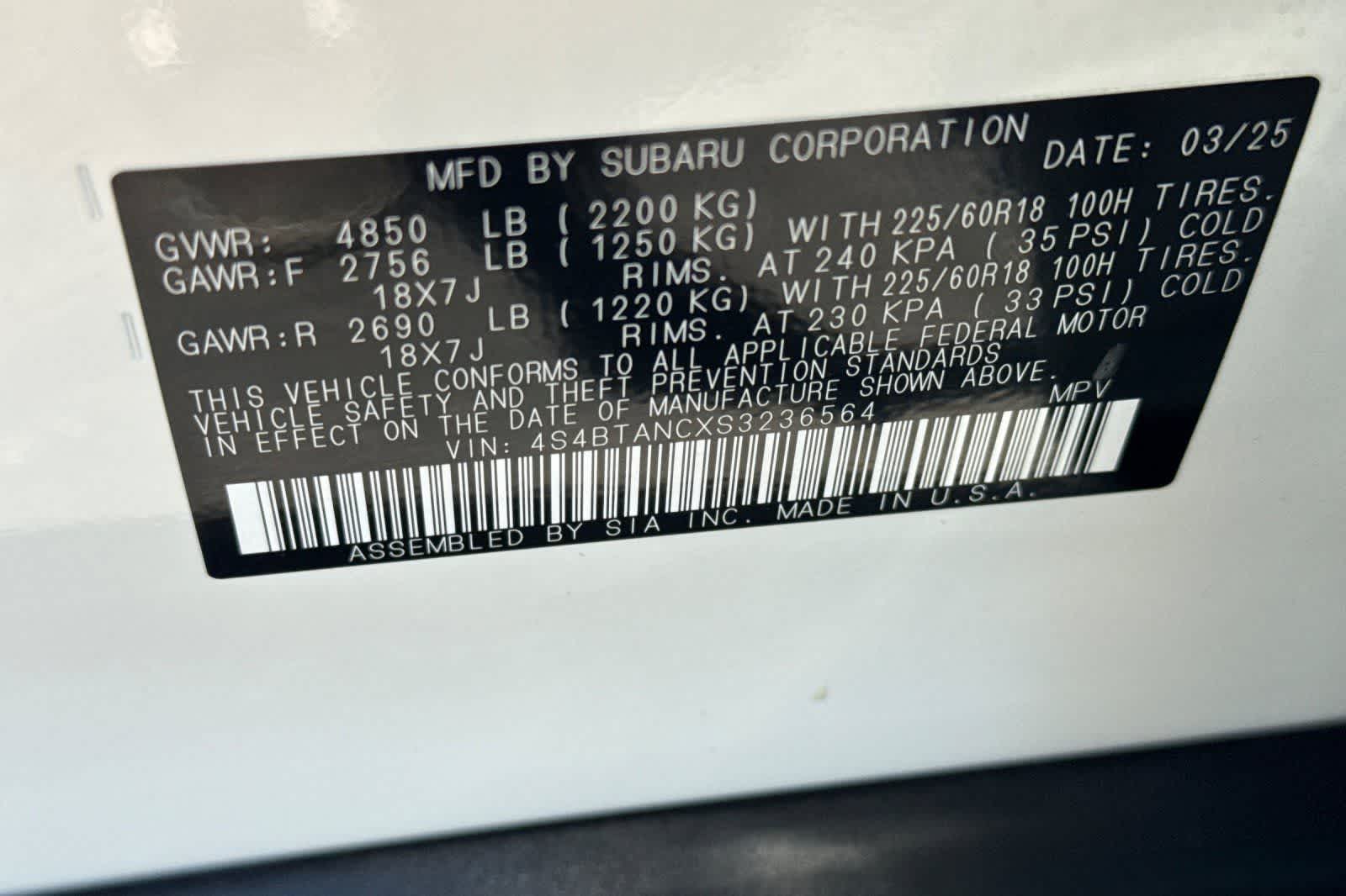 2025 Subaru Outback Limited