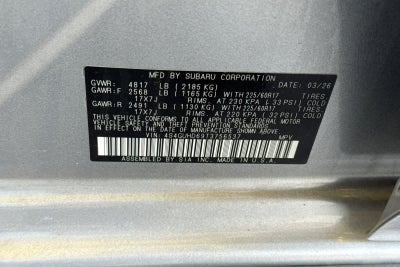 2026 Subaru Crosstrek Premium
