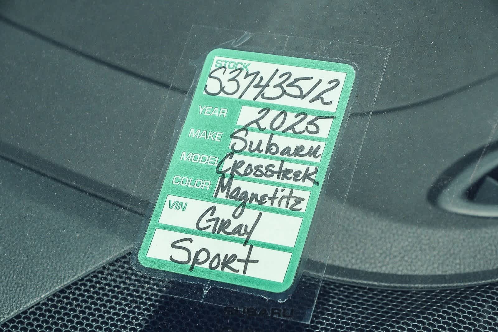 2025 Subaru Crosstrek Sport