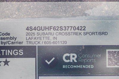 2025 Subaru Crosstrek Sport