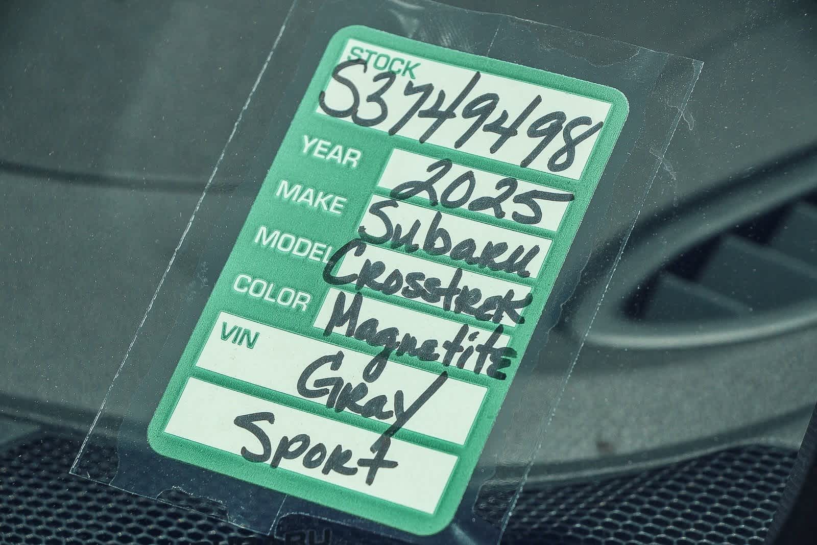 2025 Subaru Crosstrek Sport