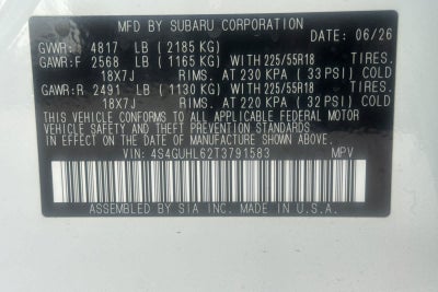 2026 Subaru Crosstrek Limited