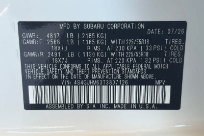 2026 Subaru Crosstrek Limited