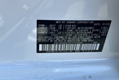 2026 Subaru Crosstrek Wilderness