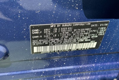 2026 Subaru Forester Premium