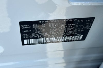 2026 Subaru Forester Premium