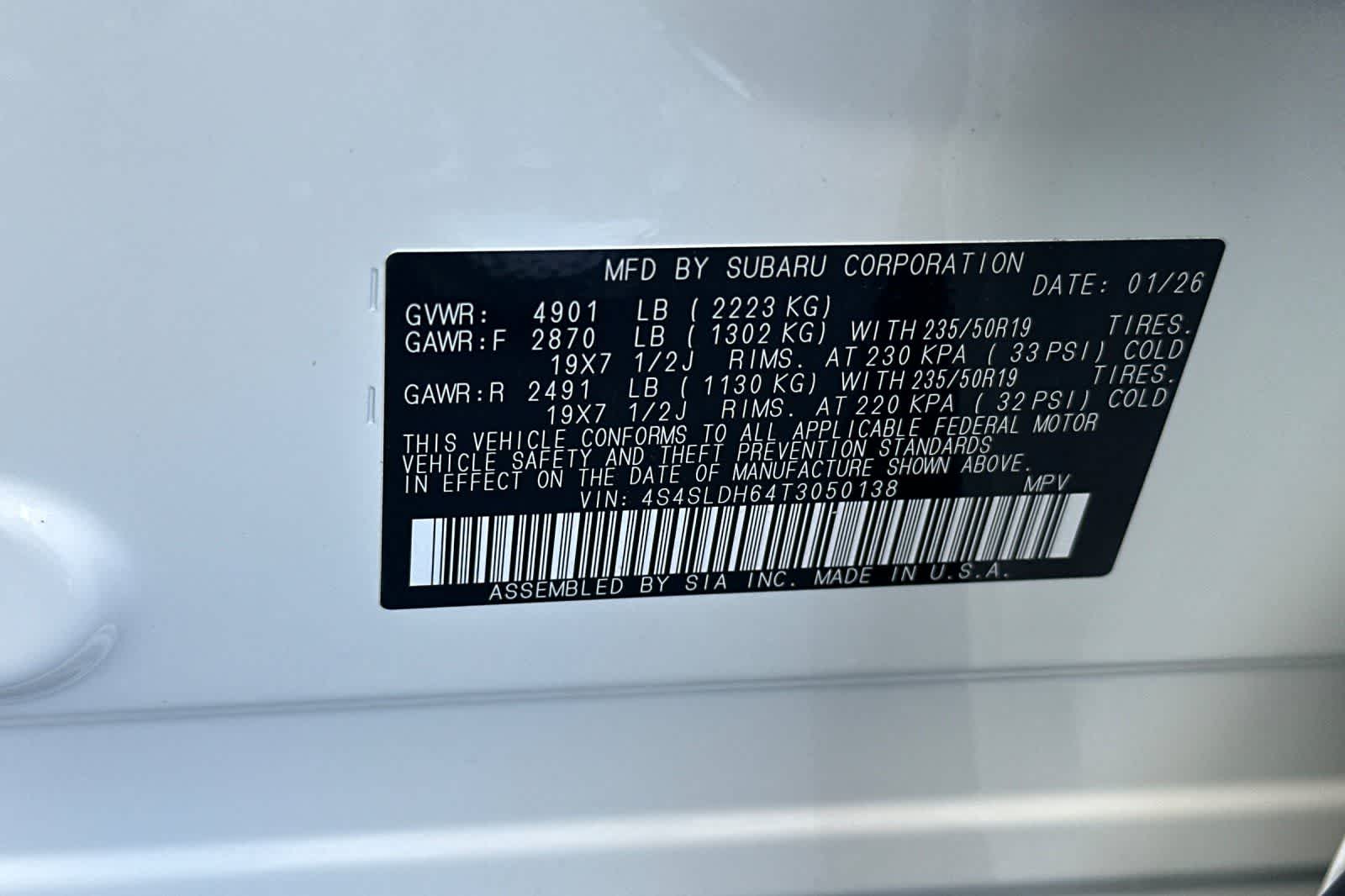 2026 Subaru Forester Sport