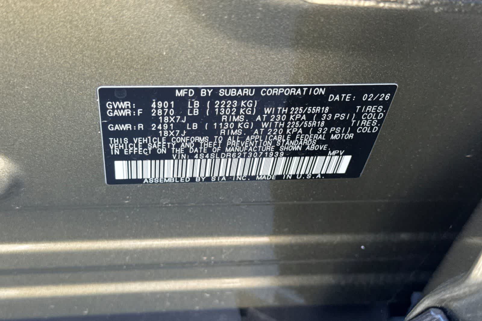 2026 Subaru Forester Limited