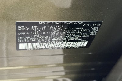 2026 Subaru Forester Limited