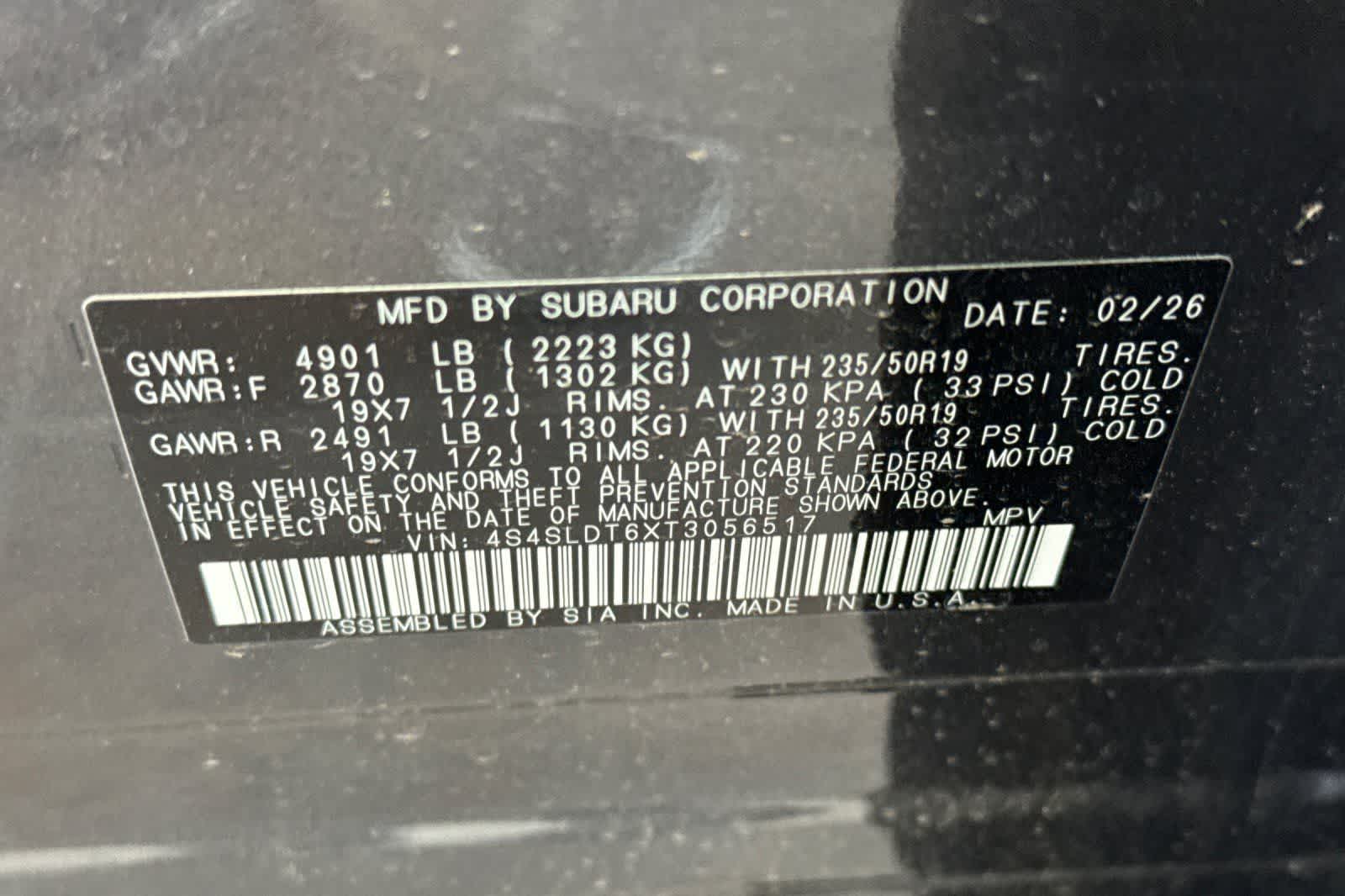 2026 Subaru Forester Touring