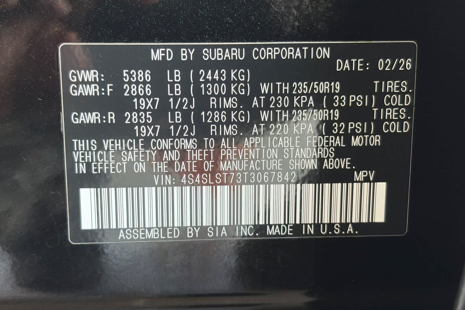 2026 Subaru Forester Touring Hybrid