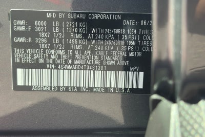 2026 Subaru Ascent Premium