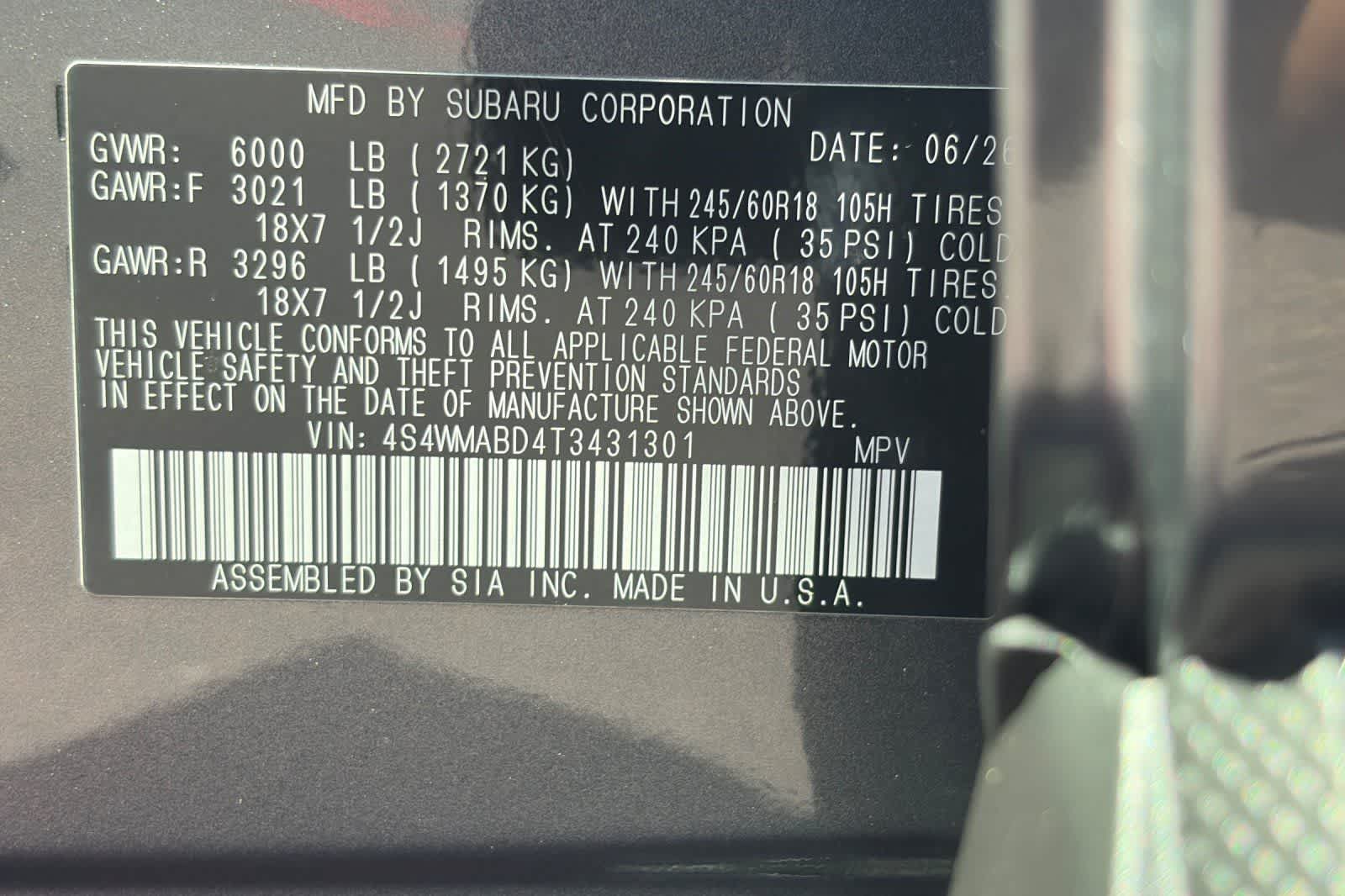 2026 Subaru Ascent Premium