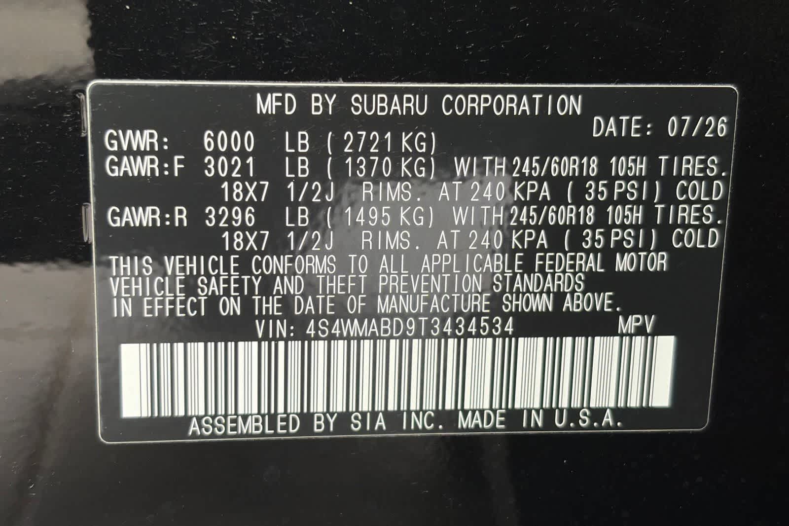 2026 Subaru Ascent Premium