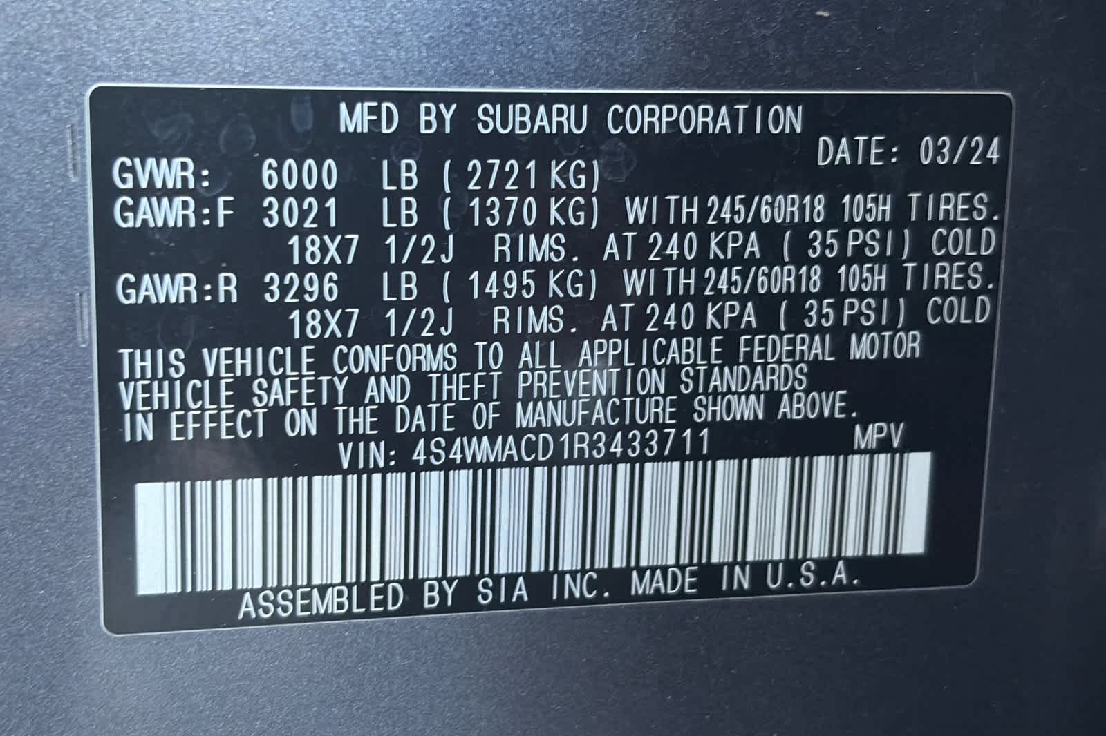 2024 Subaru Ascent Premium