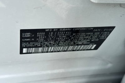 2022 Subaru Ascent Onyx Edition