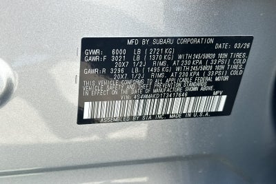 2026 Subaru Ascent Touring