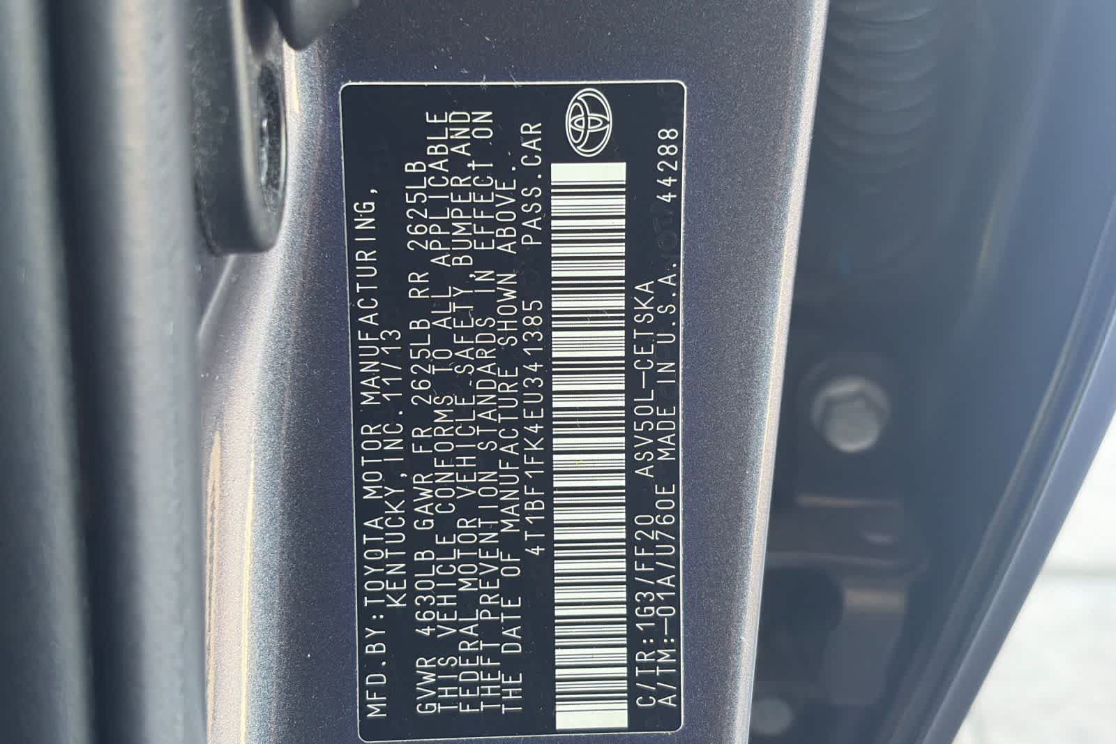 2014 Toyota Camry LE