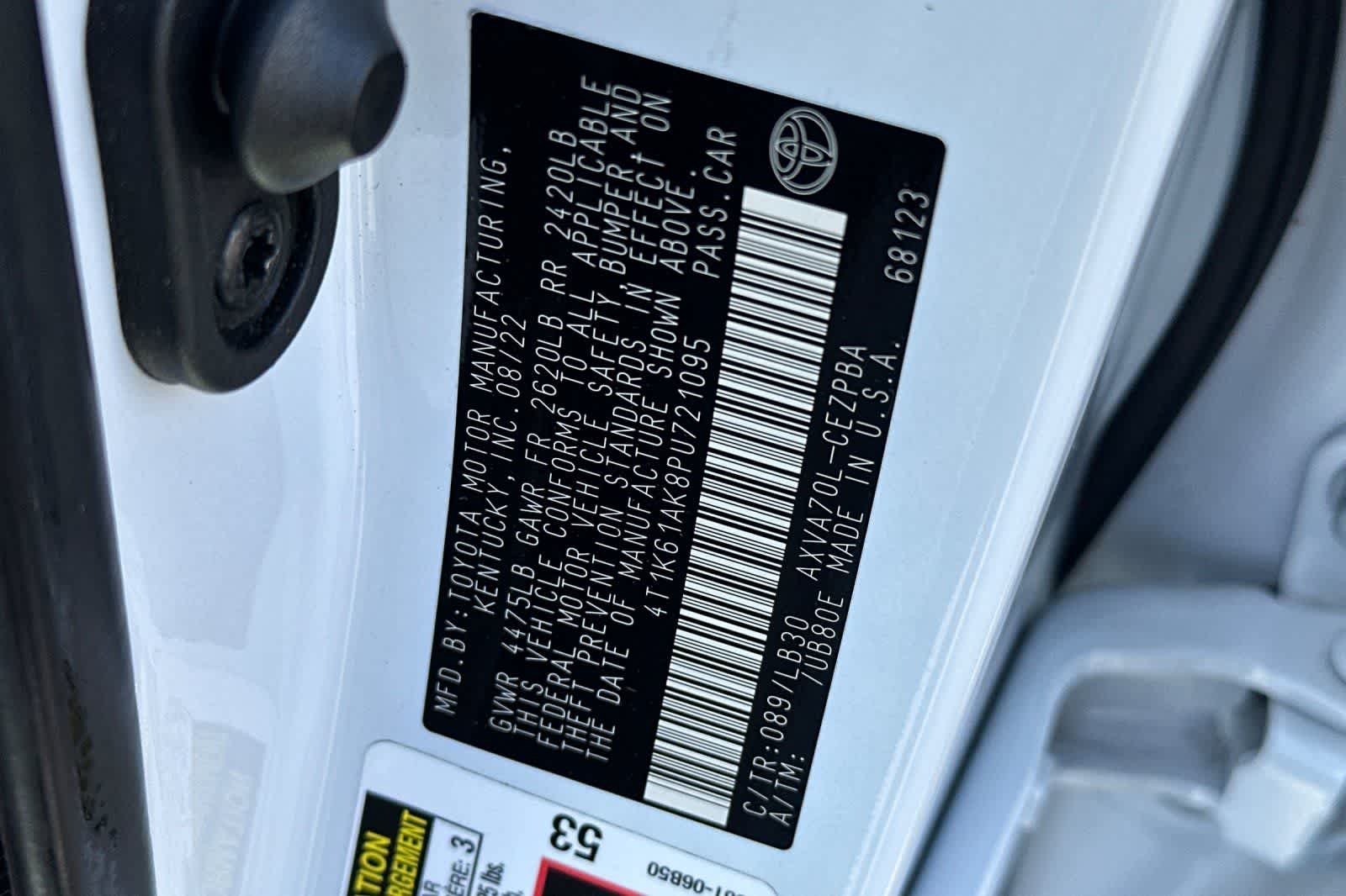 2023 Toyota Camry XSE