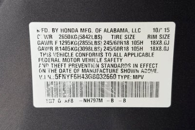 2016 Honda Pilot EX