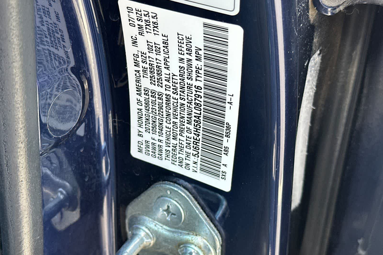 2010 Honda CR-V EX