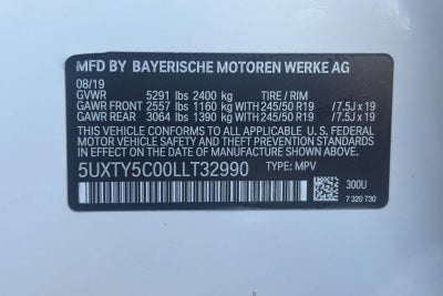 2020 BMW X3 xDrive30i xDrive30i