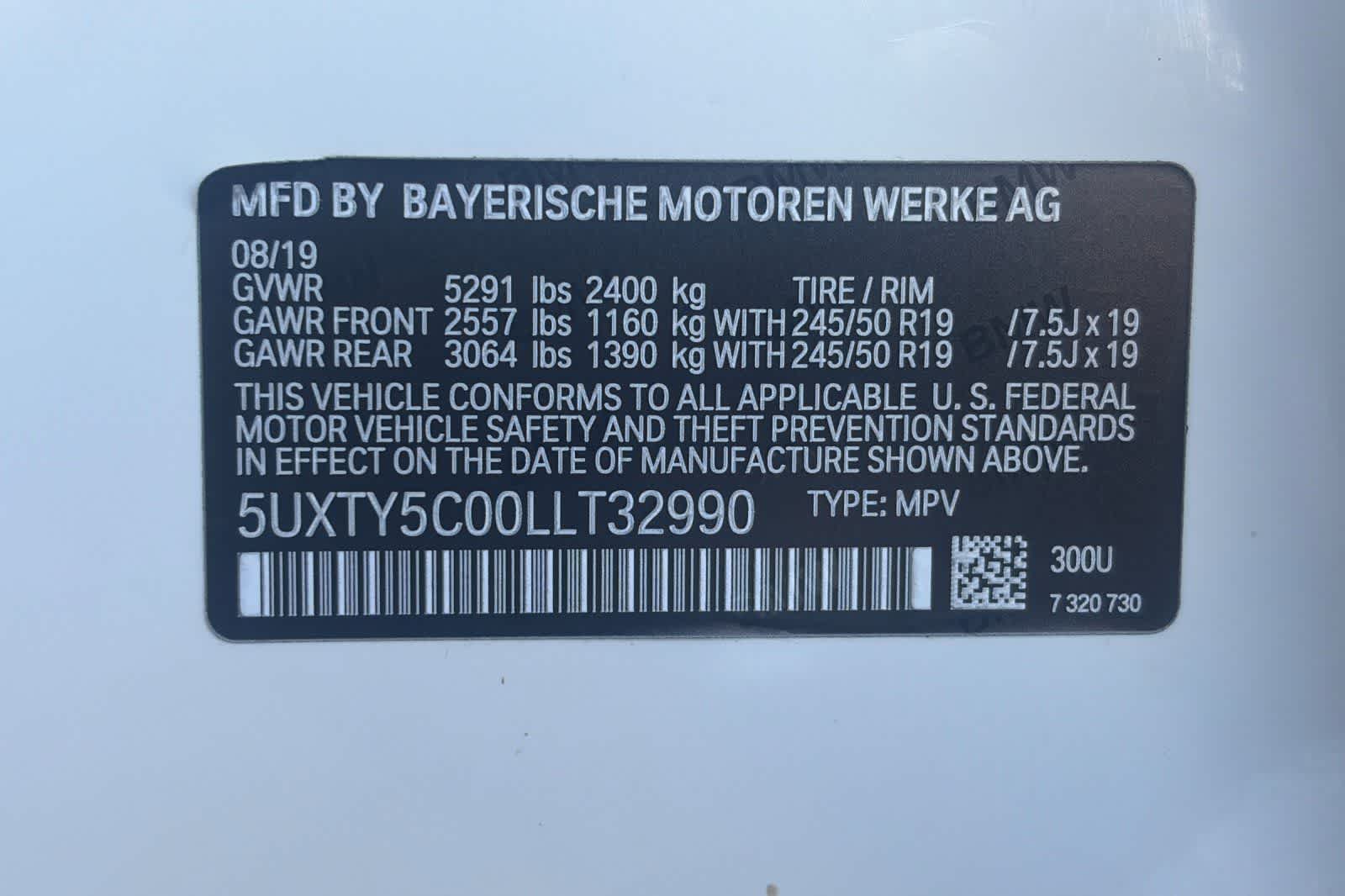 2020 BMW X3 xDrive30i xDrive30i