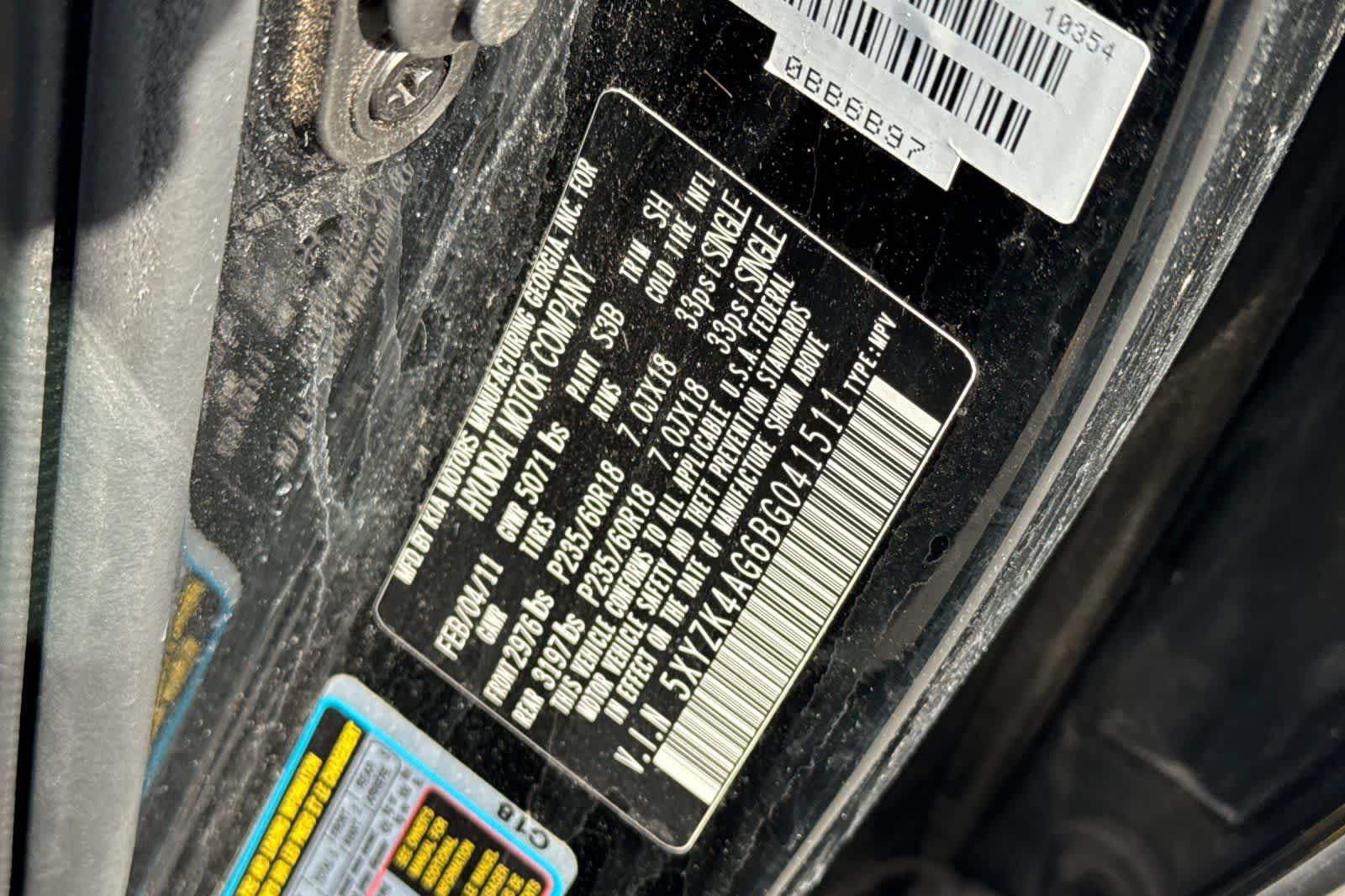 2011 Hyundai Santa Fe Limited