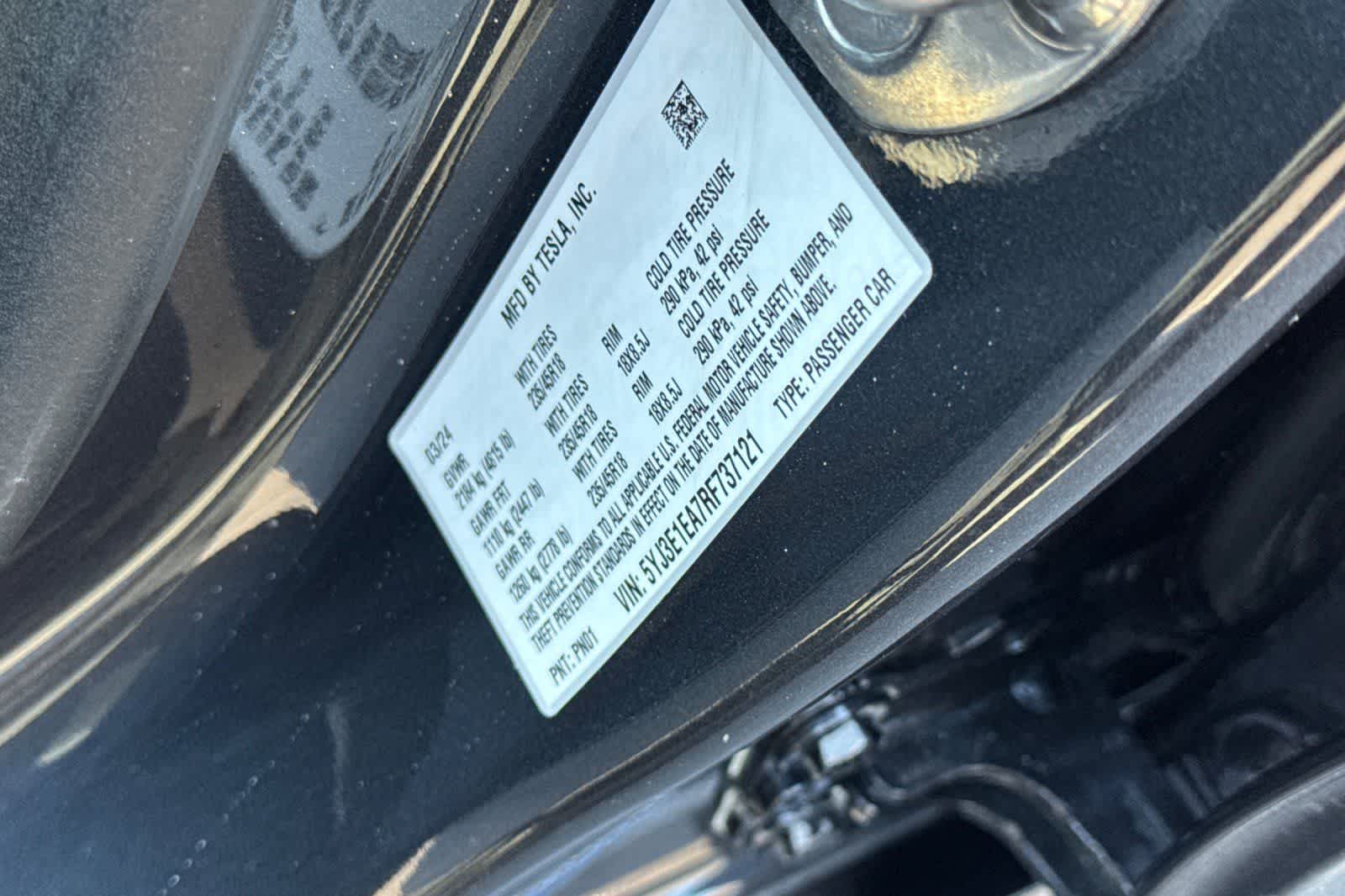 2024 Tesla Model 3 RWD