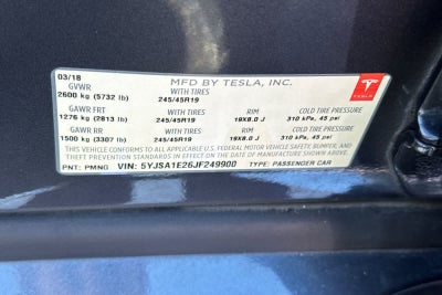 2018 Tesla Model S 75D