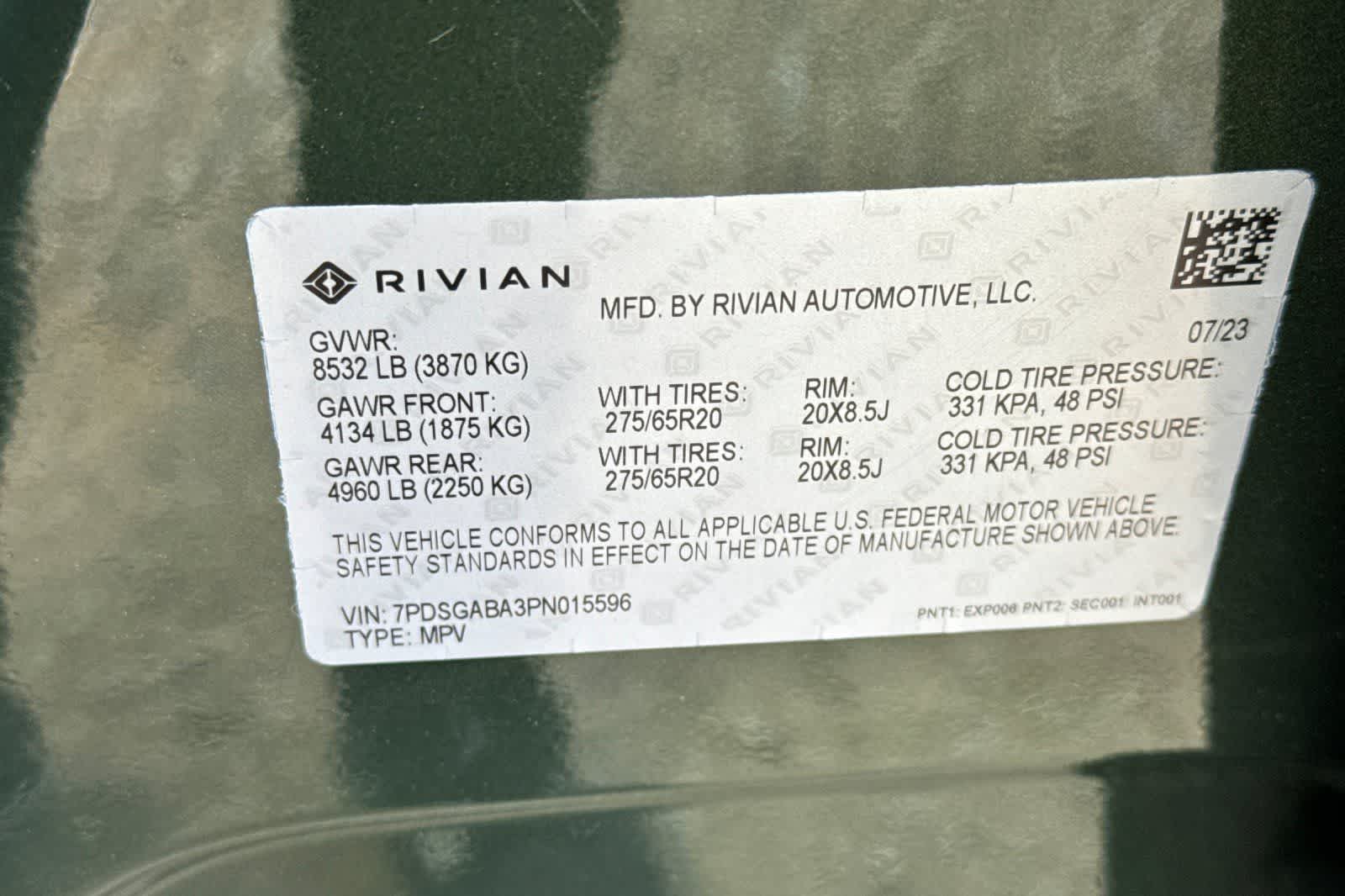 2023 Rivian R1S Adventure