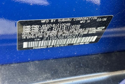 2026 Subaru WRX tS